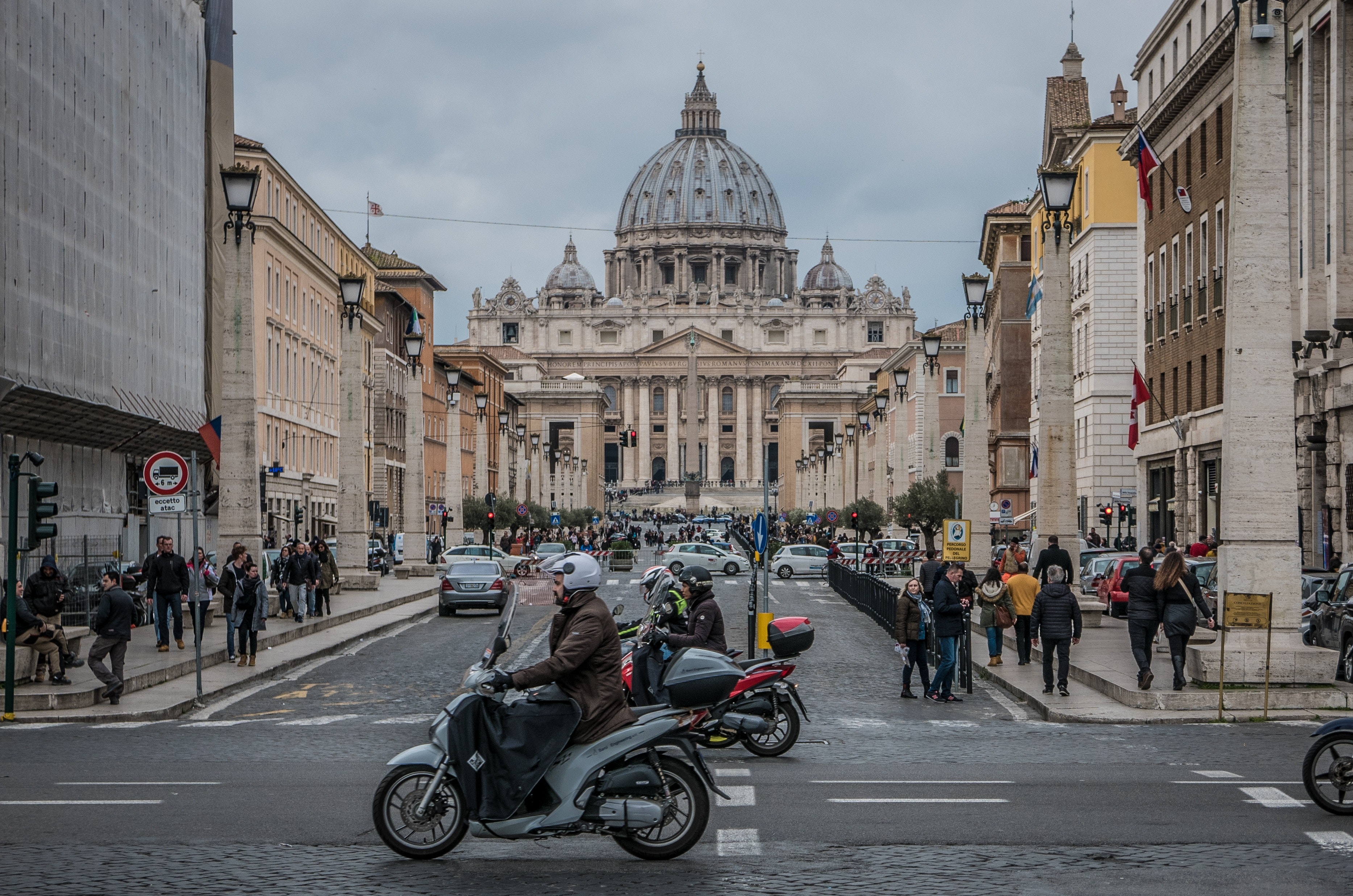 Stadsbild från Italien