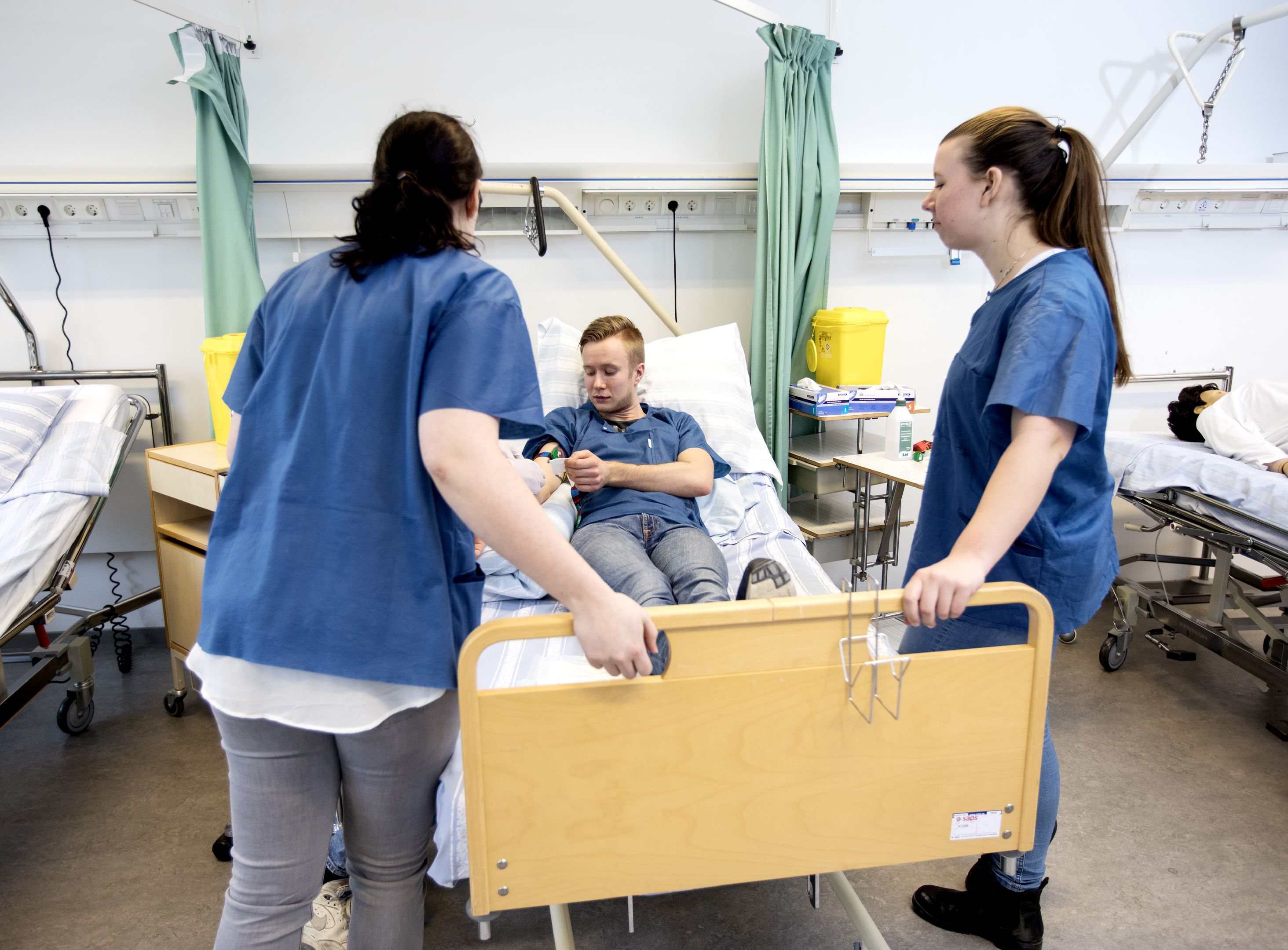 Studenter tränar på KTC