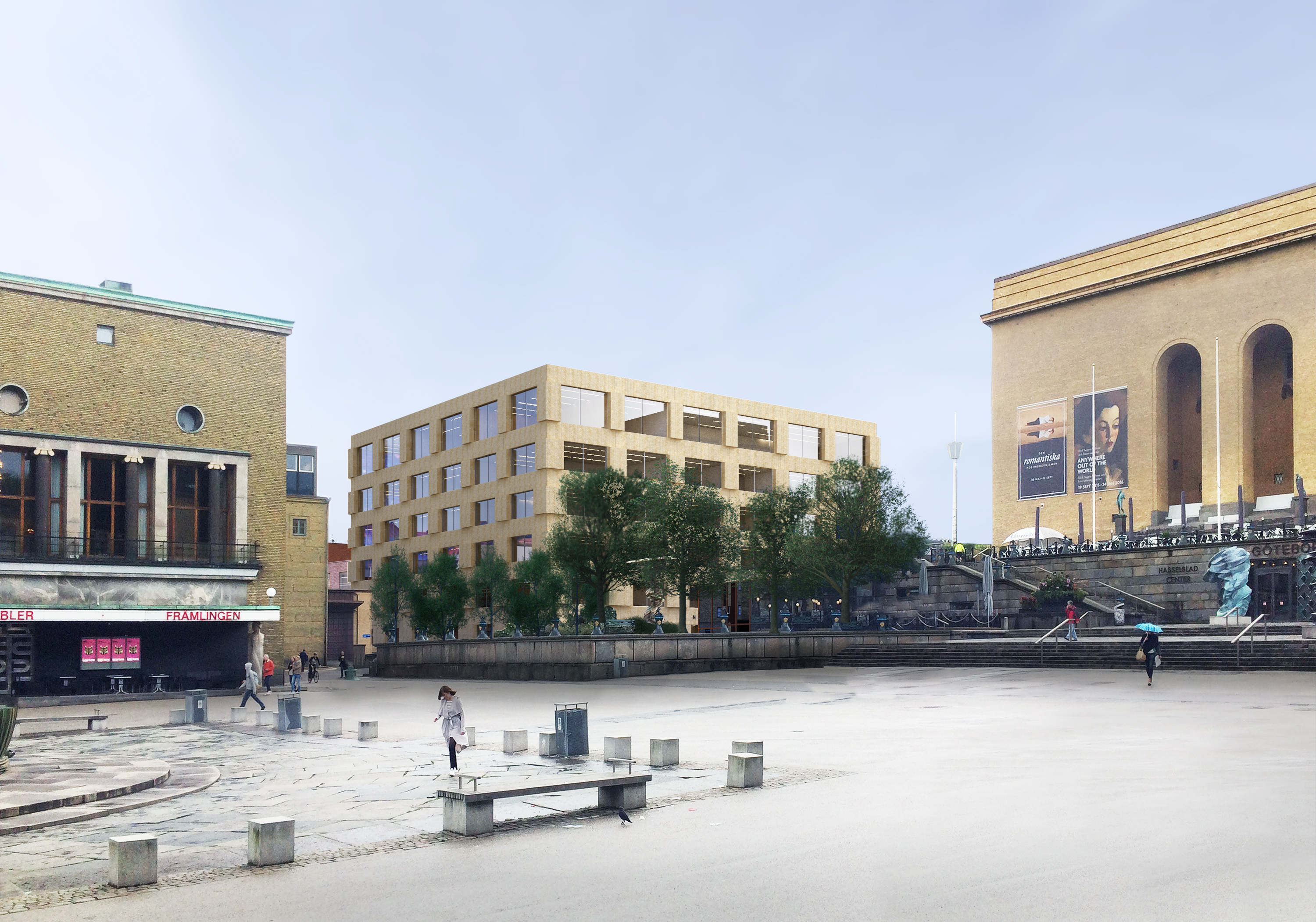 Konstnärliga, vy från Götaplatsen