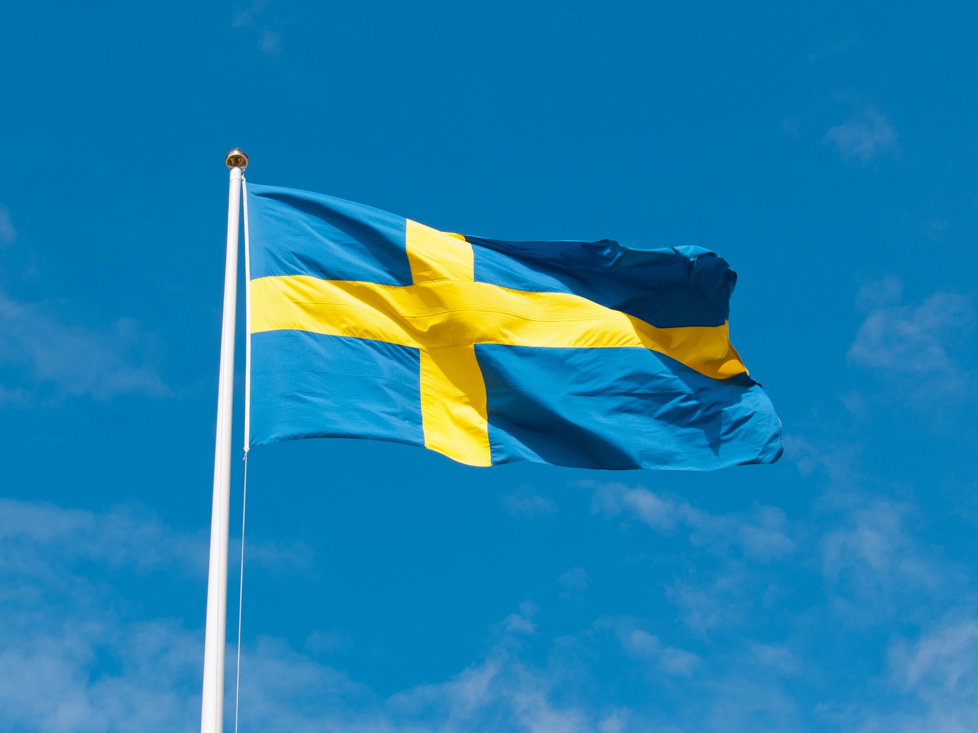 Svenska flaggan.