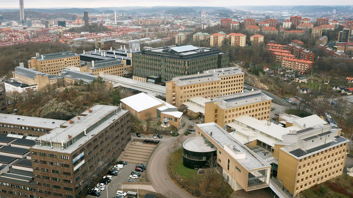 Campus Medicinareberget med alla byggnader