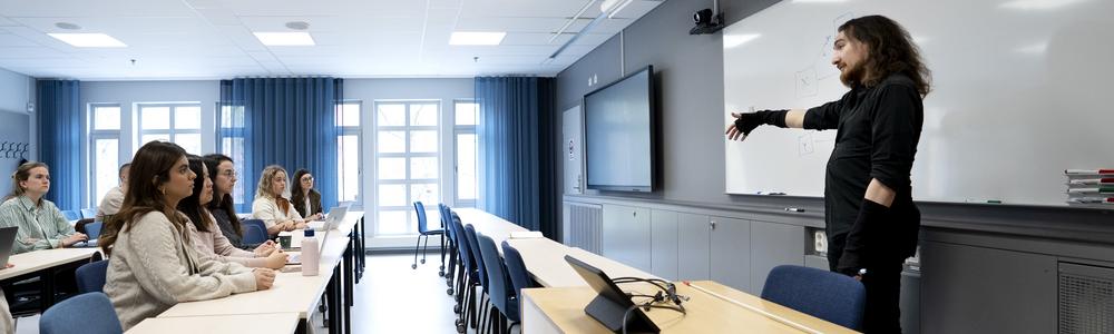 Students in the class room