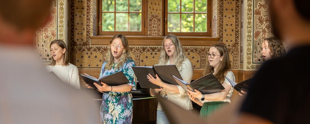 Chamber Choir in the Assembly Hall at Vasaparken
