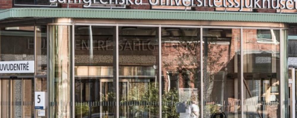 Huvudentrén till Sahlgrenska Universitetssjukhuset