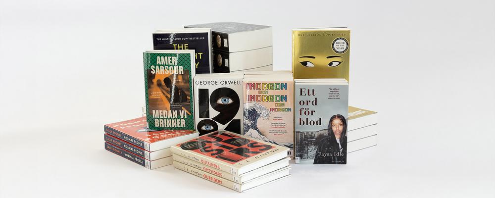 Picture of the books on offer during the mingle.