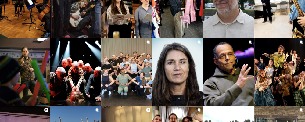 A collage of images from Instagram