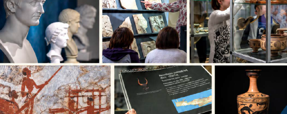 Bilder från antikmuseet på Humanisten