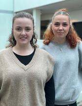 Hannah och Josefin är studenter på Grundlärarprogrammet