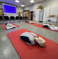 Sal för att träna hjärtlungräddning