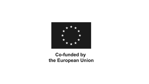 EU logga med texten "Co-funded by the European Union"