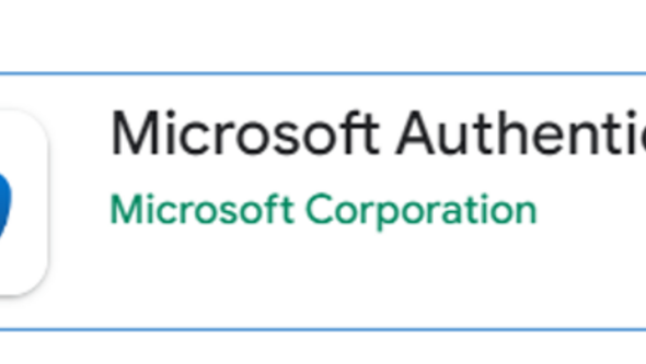 Image of the Microsoft Authenticator app 