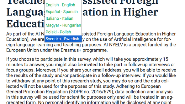 Skärmdup från webbsida