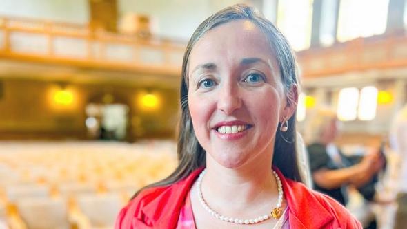 Andrea, en av de nyutexaminerade logopederna.